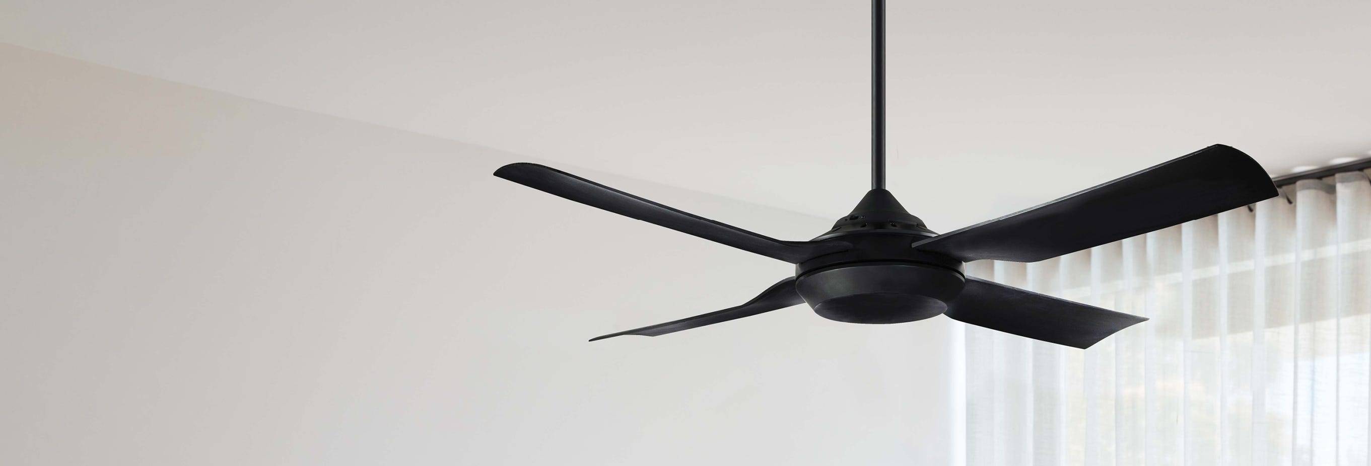 AC ceiling fans with no lights