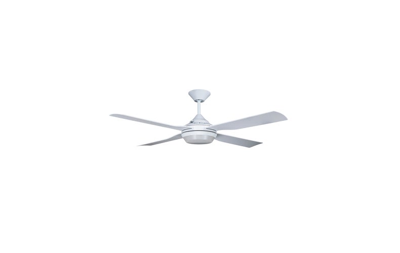 Moonah 132cm Fan with LED Light in White