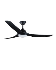 Lucci Air Mariner Black 50-inch 3-blade LED Light Ceiling Fan