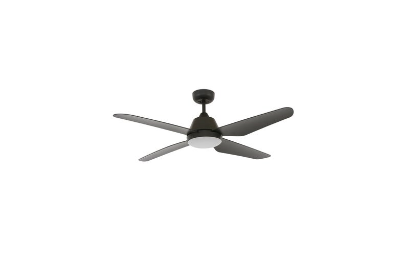 Aria 132cm Fan and LED Light in Black